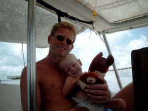 genieten met bambi en papa